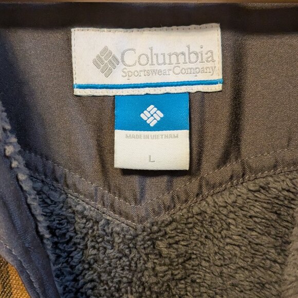Columbia Rugged Wool Blend Fleece Lined Shirt Jacket Large - Picture 7 of 13